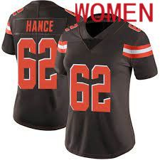 Women Cleveland Browns #62 Blake Hance Nike Brown Game NFL Jerseys->women nfl jersey->Women Jersey
